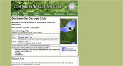 Desktop Screenshot of durbanvillegardenclub.co.za