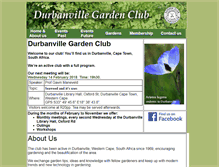 Tablet Screenshot of durbanvillegardenclub.co.za